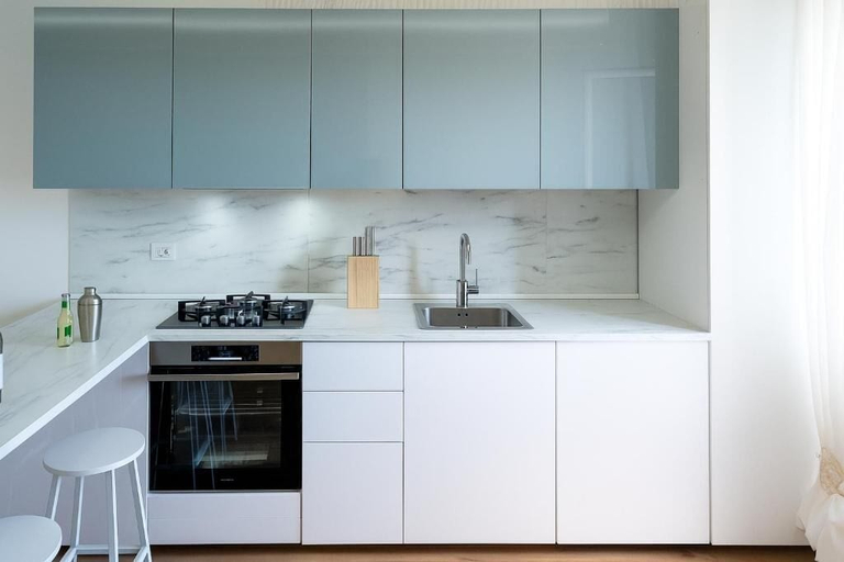 Private kitchen 5, Apartment Facing the Sea Parking Beach, Fermo