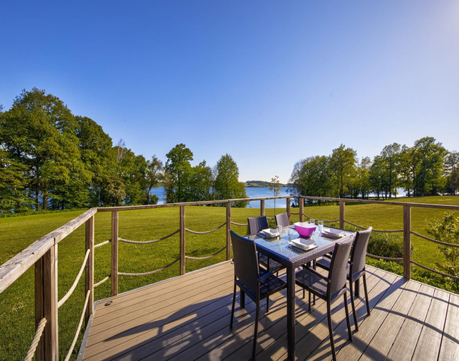 View from property 2, Lakeside Stay With Sauna, Hainaut
