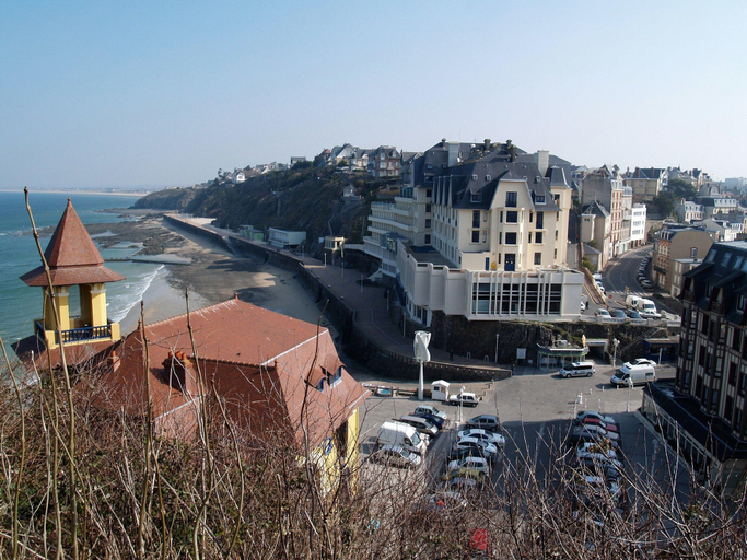 View from property 5, 4-guest Coastal Chalet With Pool, Manche
