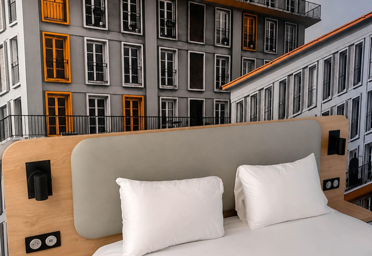 Bedroom 2, B&B HOTEL Le Havre Centre, Seine-Maritime