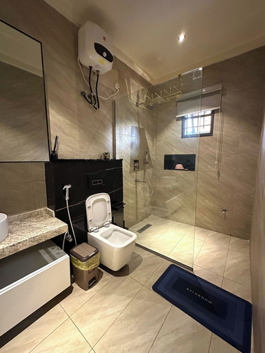 Bathroom 2, Maitama Breeze Apartment, Bwari