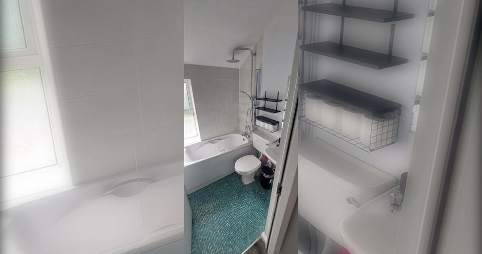 Bathroom, 1BD City Pad Shop & Stroll, Dublin