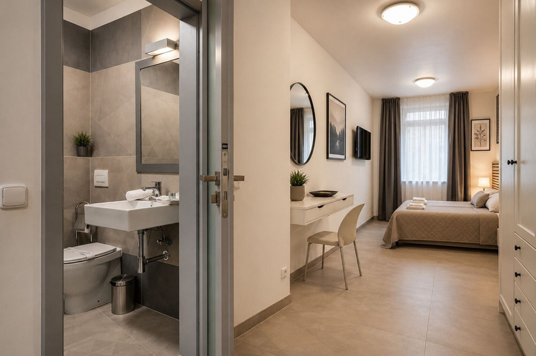 Bathroom 3, Vincanto Rooms Old Town, Praha 7