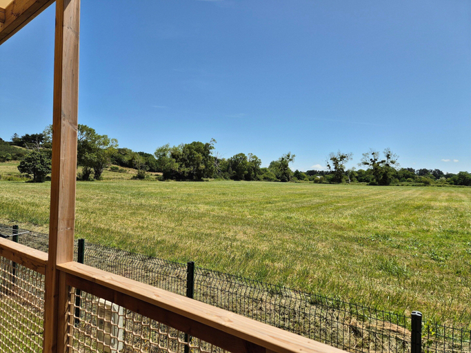 View from property 5, 4-guest Coastal Chalet With Pool, Manche