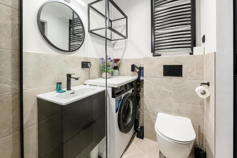 Bathroom 3, ShortStayPoland Zgierska B106, Warsaw