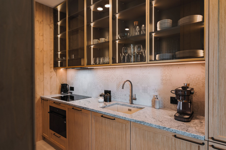 Private kitchen 5, Osada Groń Luxury Villas by BQQK, Tatra