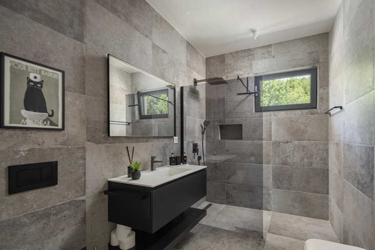 Shower 5, Pool Villa Solea /w Panoramic Sea View, Kostrena