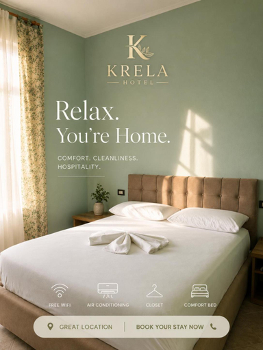 Bedroom 3, Krela Hotel, Vlorës