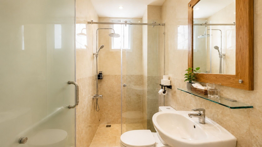 Bathroom 5, Phan Anh Hotel - Bui Vien Walking Street, District 1