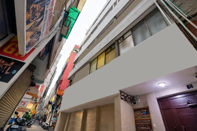 Exterior detail 2, Midtown Inn, Delhi