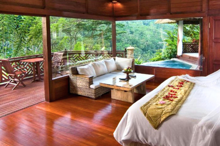 Bedroom 2, Entire 1 BR River View Private Pool Villa, Gianyar