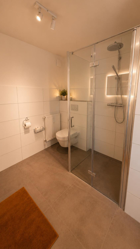 Bathroom 2, Allgau Ferienhaus 5 Apartments mit Sauna,Balkon, Garten und Privatparkplatz, Oberallgäu