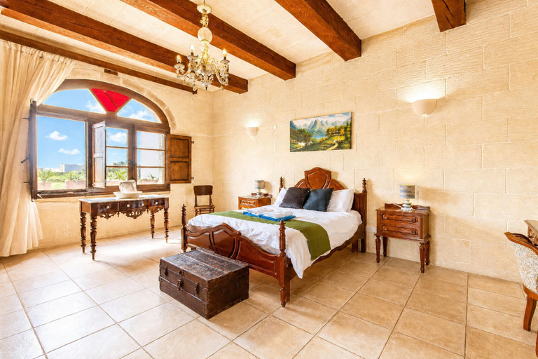 Bedroom 4, Villayana Gozitan Farmhouse with pool