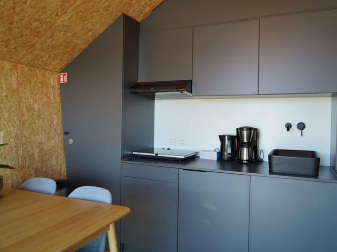 Private kitchen, Holiday Home in Kampen With Terrace, Dronten