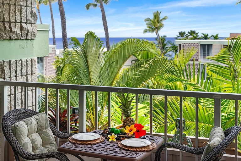 Outdoor dining 4, Alii Villas#318 Beautiful Top Floor, Ocean Views!, Hawaii