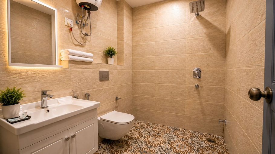 Bathroom 4, HOTEL GREEN VEGAS, Faridabad