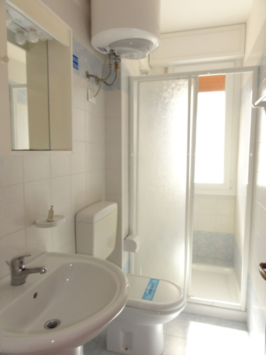 Bathroom, Coastal Apartment With Terrace, Venezia