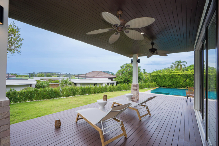 Terrace/patio 4, SORA Ocean View 3BR Pool & Sauna, Hua Hin
