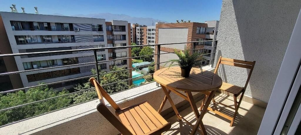Outdoor dining, Rbk Moderno dpto cerca del MovistarArena, Cordillera