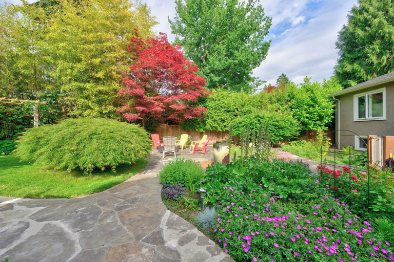Terrace/patio 4, Tranquil Garden Level Retreat near UBC, Greater Vancouver