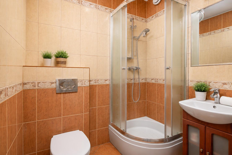 Bathroom 3, HoliApart in Gdanska 52 - winda, przyjazny czworonogom, Nowy Dwór Gdański
