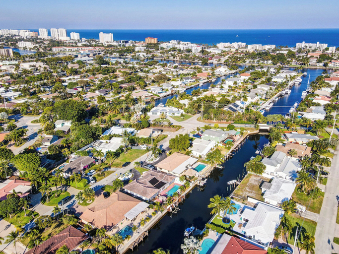 Aerial view 5, Casa by The Cove 3BR 2BA plus Office, Broward