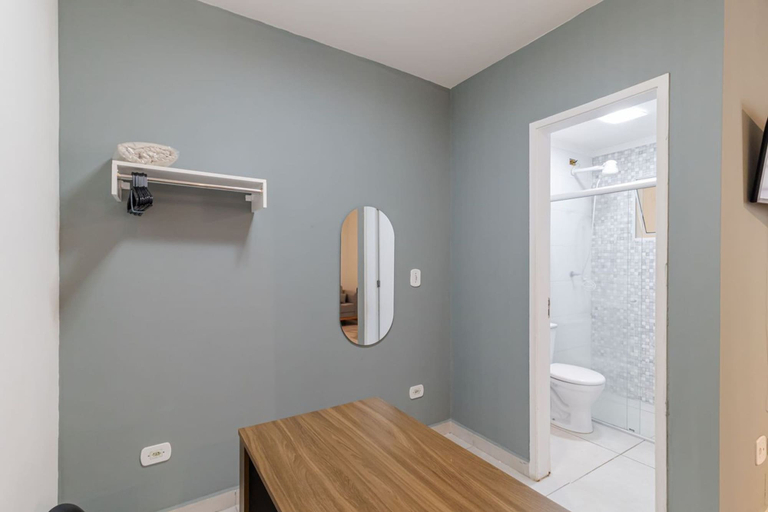 Room 2, Studio 07 com Wi-fi e Pr Ximo ao Shopping Tatuap, São Paulo