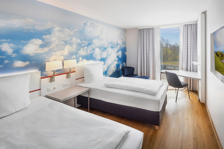 Bedroom 2, Hey Lou Hotel Friedrichshafen, Bodenseekreis