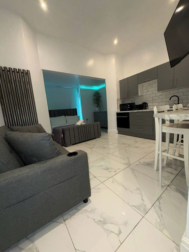 Living area 2, Remarkable 8-bed House in Blackpool, Blackpool