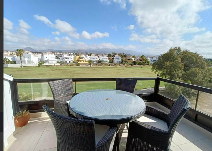 Outdoor dining 3, Beach Apartment in Amarilla Golf- Sleeps 4, Santa Cruz de Tenerife