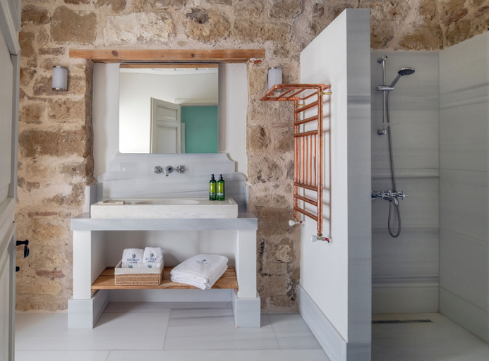 Bathroom 5, Ida Blue, Adatepe - Adults Only, Ayvacık