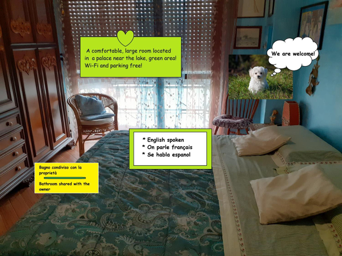 Bedroom, Room country-lake, Novara