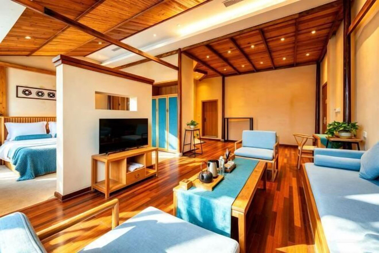 Bedroom 3, Mingfangyuan Art Hotel (Jingdezhen Airport Branch), Jingdezhen