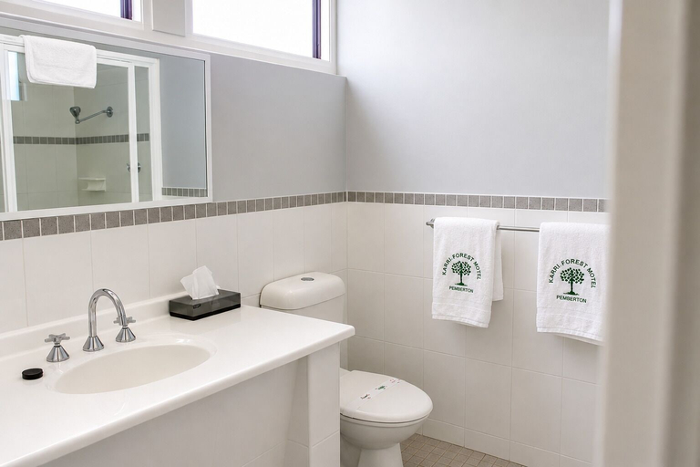 Bathroom 4, Karri Forest Motel, Manjimup