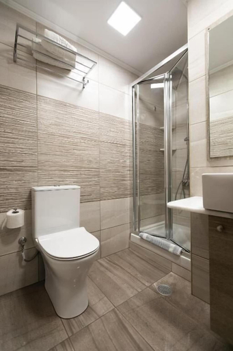 Bathroom 4, Amalia City Rooms, North Aegean