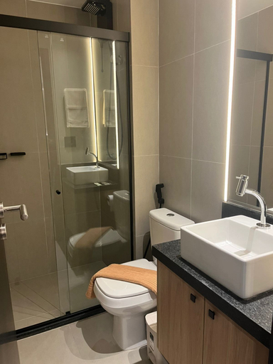 Bathroom, Emunah - Flat Confortavel, Cabedelo