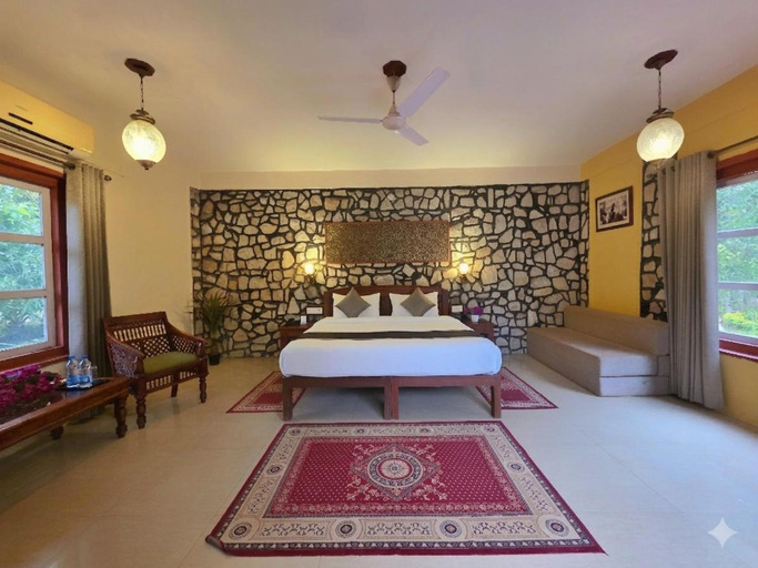 Bedroom, Indian Adventures Tiger Moon resort, Sawai Madhopur