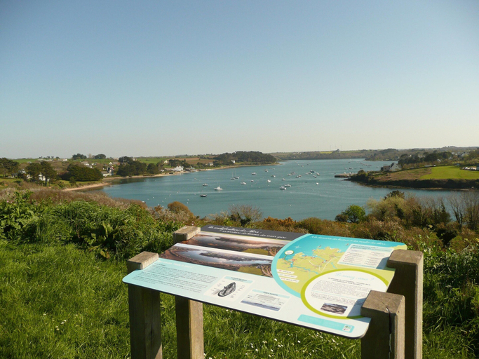View from property 5, Coastal Stone House in Lannilis for 5, Finistère