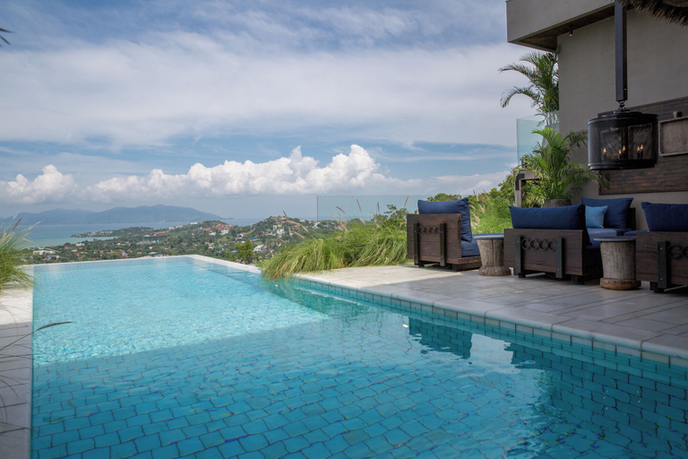 Pool 3, Villa Kram 4BR Luxury Sea View Villa, Ko Samui