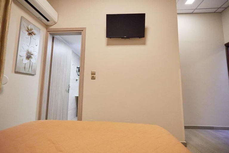 Bedroom 2, Amalia City Rooms, North Aegean
