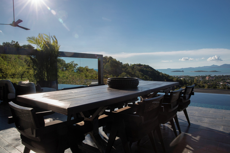 Outdoor dining 2, Villa Saru-Luxury Sea View Infinity Pool, Ko Samui