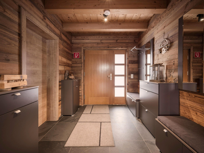 Reception, Luxury Chalet With Sauna in a Willow Roof, Innsbruck Land