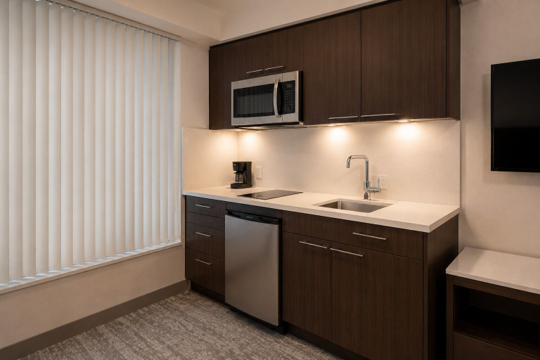 Private kitchen, The Elm & Ivy Hotel, Toronto
