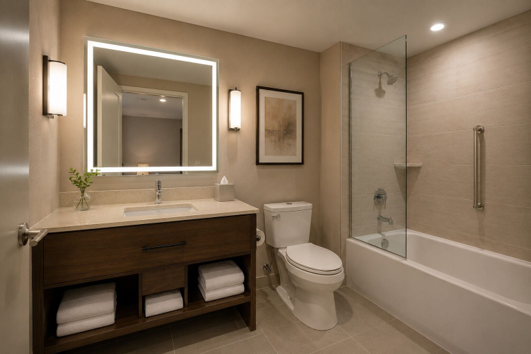 Bathroom, The Ashbourne Hotel, Toronto