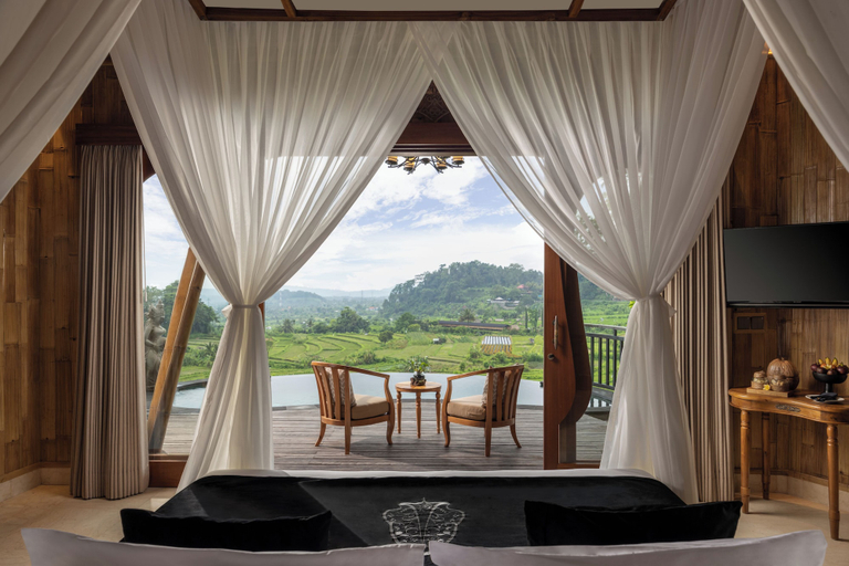 View from room, The Kayon Gangga Resort, Karangasem