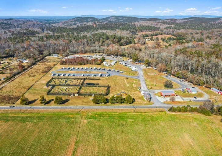 Aerial view 2, Cedar Creek Outdoor Center, Floyd