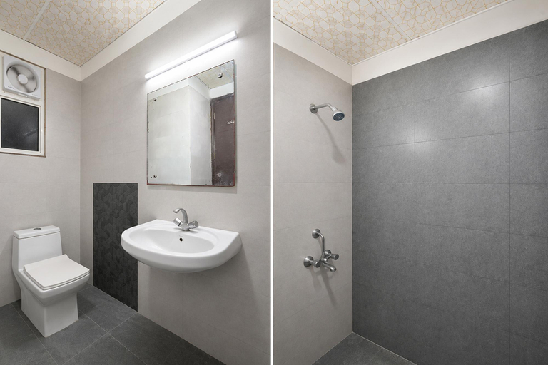 Bathroom 5, FabHotel As Residency, Gautam Buddha Nagar