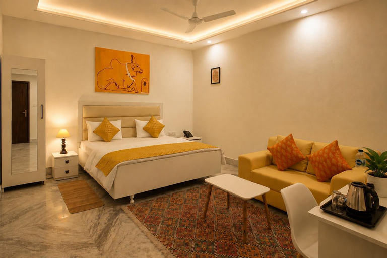 Bedroom 2, The Nandi International Boutique Home Stay, Varanasi