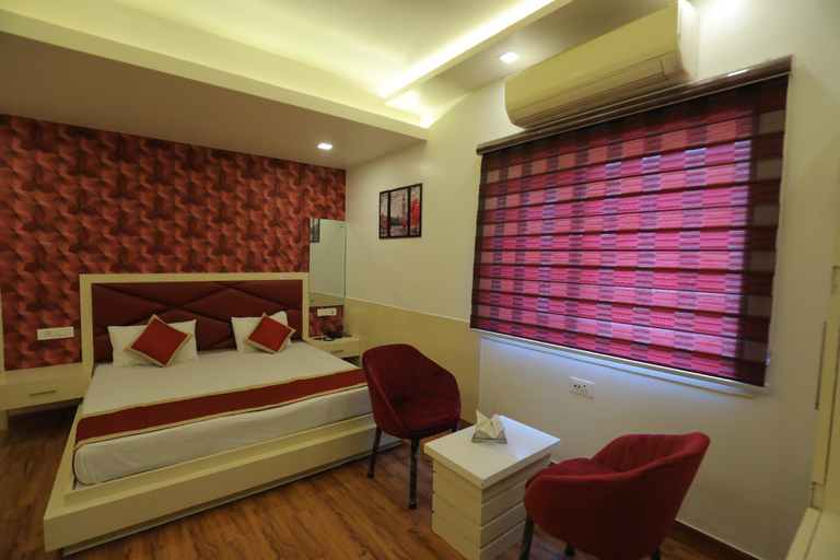 Bedroom, Hotel Sahibs Red Carpet, Agra