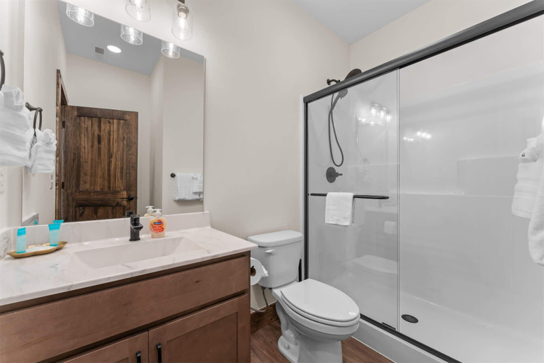 Bathroom 4, Lumberjack Lodge With Amenities, Taney